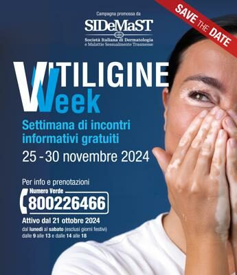 Salute, dal 25 novembre 'Vitiligine Week' con incontri gratuiti in 40 centri