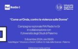 Violenza su donne: a Palermo 'l'onda' di Rai Radio1 e GR, Adnkronos media partner