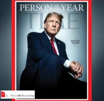 Trump persona dell'anno per il Time, è la seconda volta