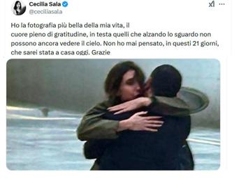 Cecilia Sala, il primo post dopo il rilascio: "Non pensavo che sarei stata a casa oggi"