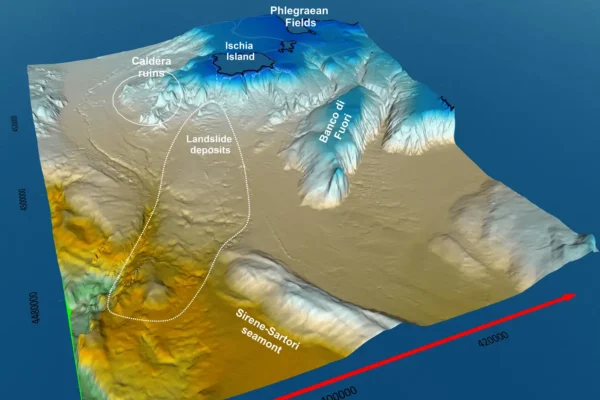 Un nuovo studio rivela le strutture geologiche sottomarine al largo dei Campi Flegrei